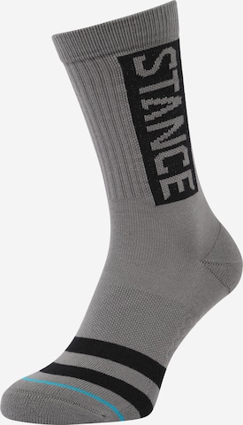 Calzino sportivo di Stance in grigio: frontale