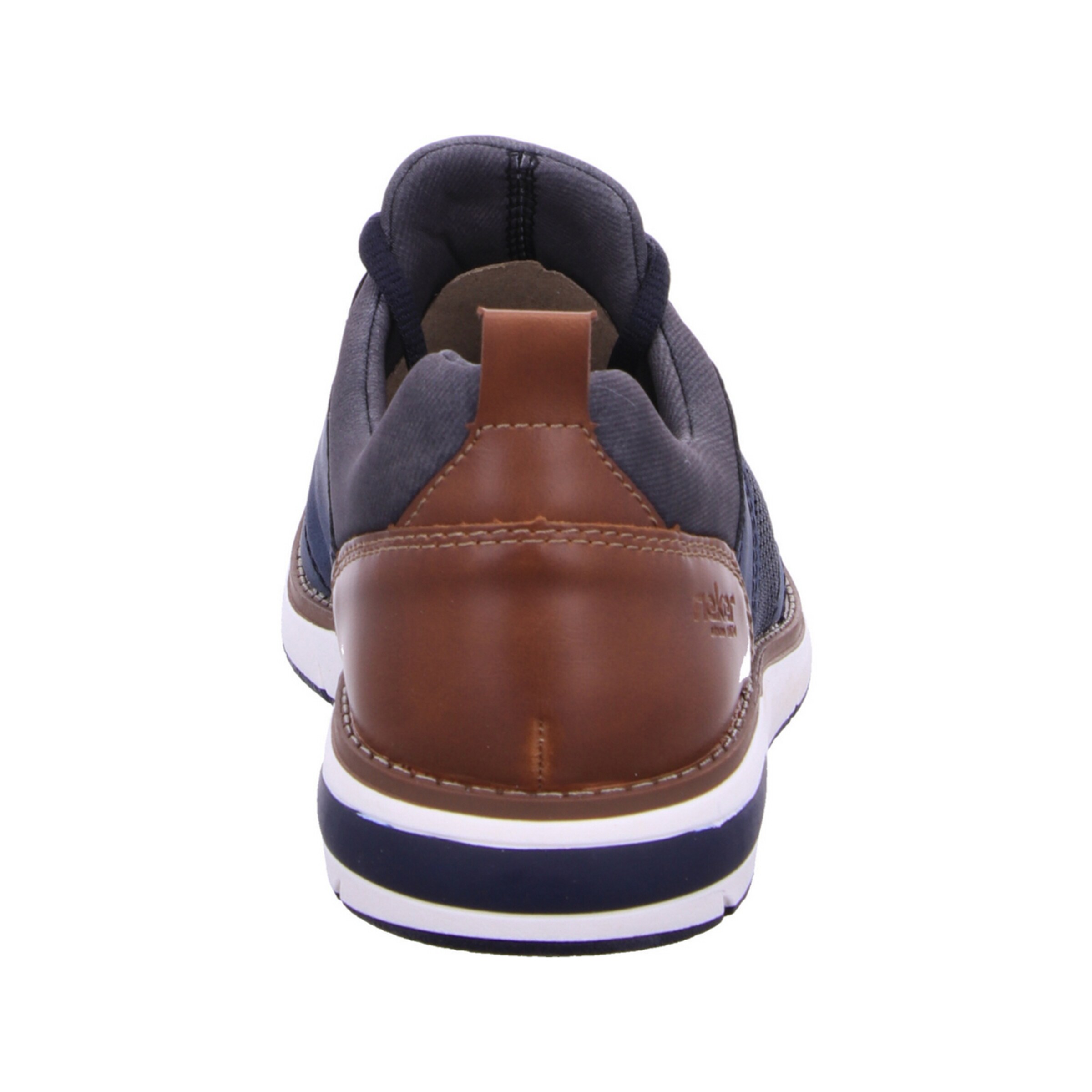 Rieker - Sapatilha com atacadores em azul