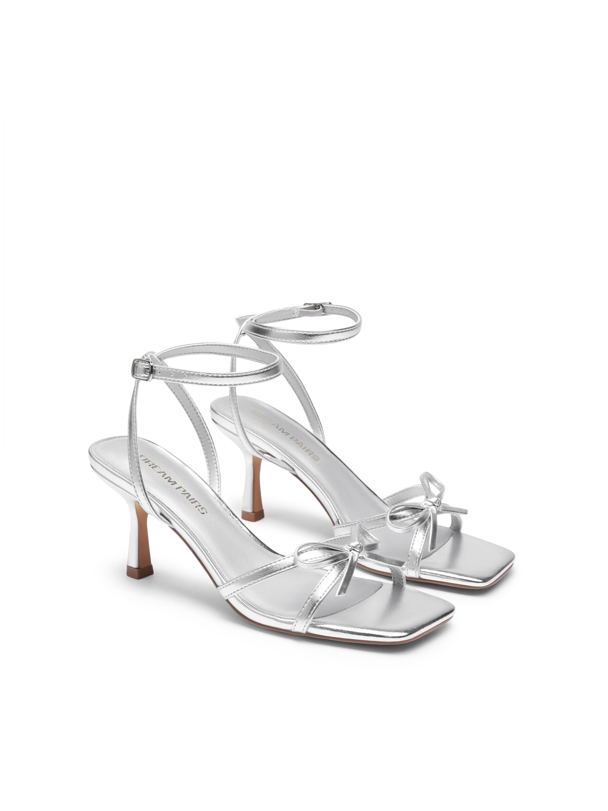 Dream Pairs Strap Sandals 'Sample Name' in Silver