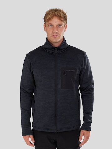 Fundango Fleecejacke 'Revolution Fullzip Fleece' in Grau: Vorderseite