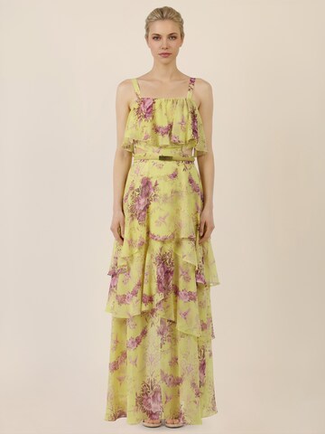 APART Evening Dress in Yellow: front