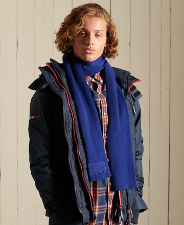 Superdry Scarf in Blue: front