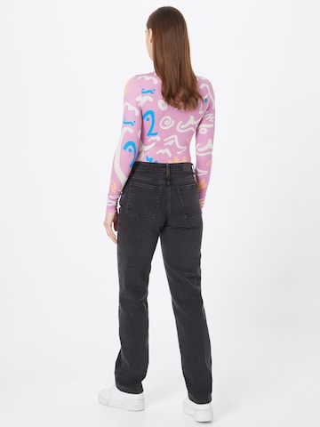 Monki Wide leg Jeans i svart