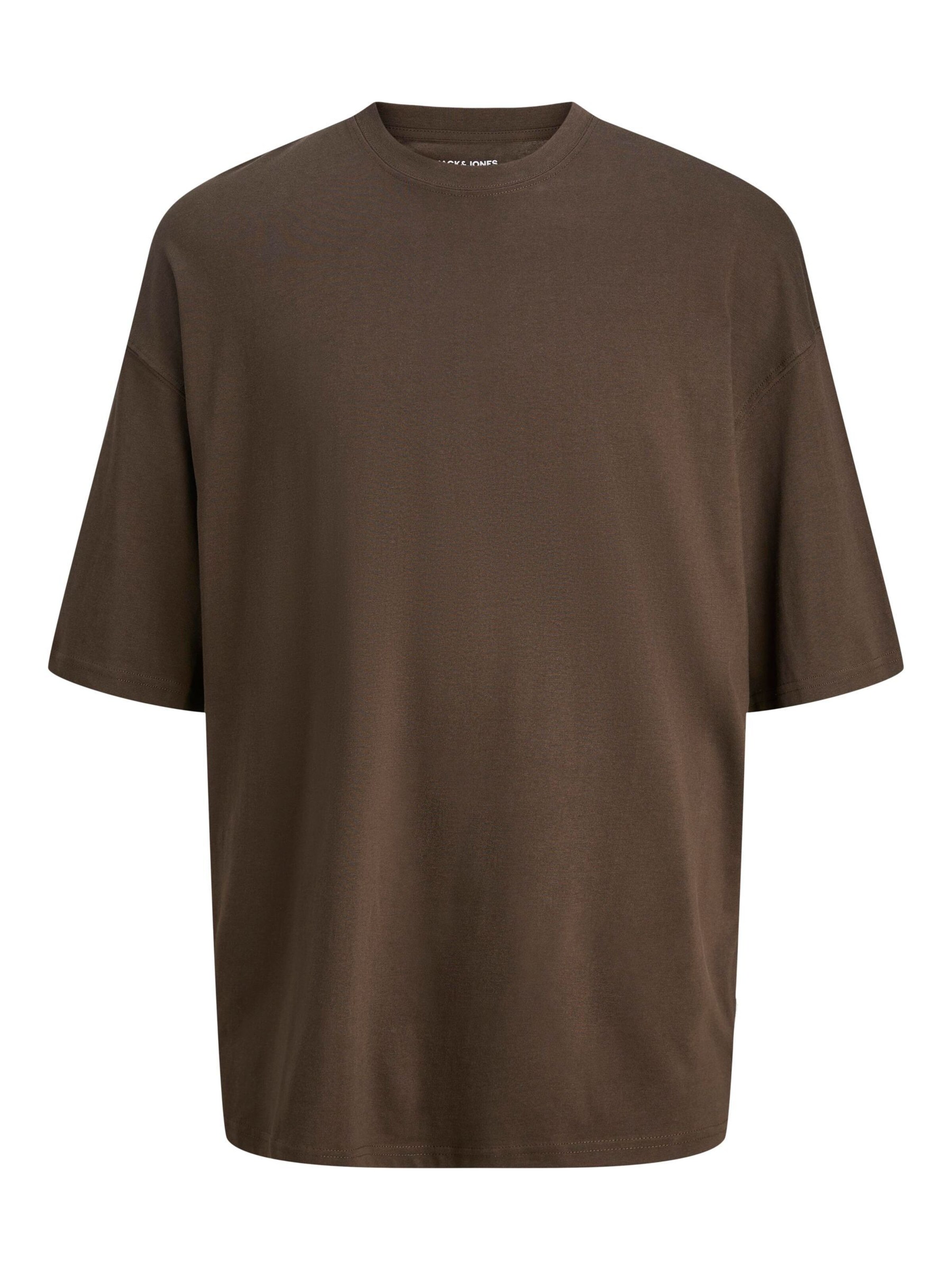 T-Shirt 'JJEBradley' JACK & JONES en marron : devant