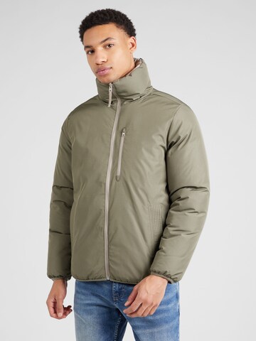 Veste d’hiver HOLLISTER en vert : devant