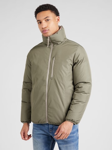 Veste d’hiver HOLLISTER en vert : devant