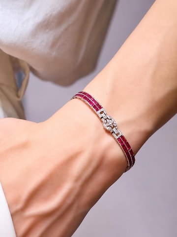 LanLiviaNarukvica 'Elegant Ruby Line Adjustable Bracelet' - crvena boja