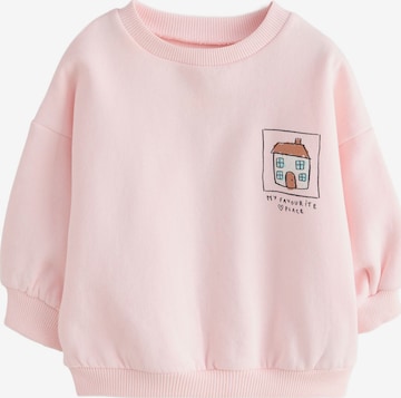 Next - Sudadera en rosa: frente