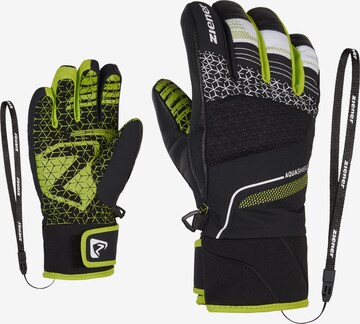 ZIENER Athletic Gloves 'LONZALO AS(R)' in Black: front