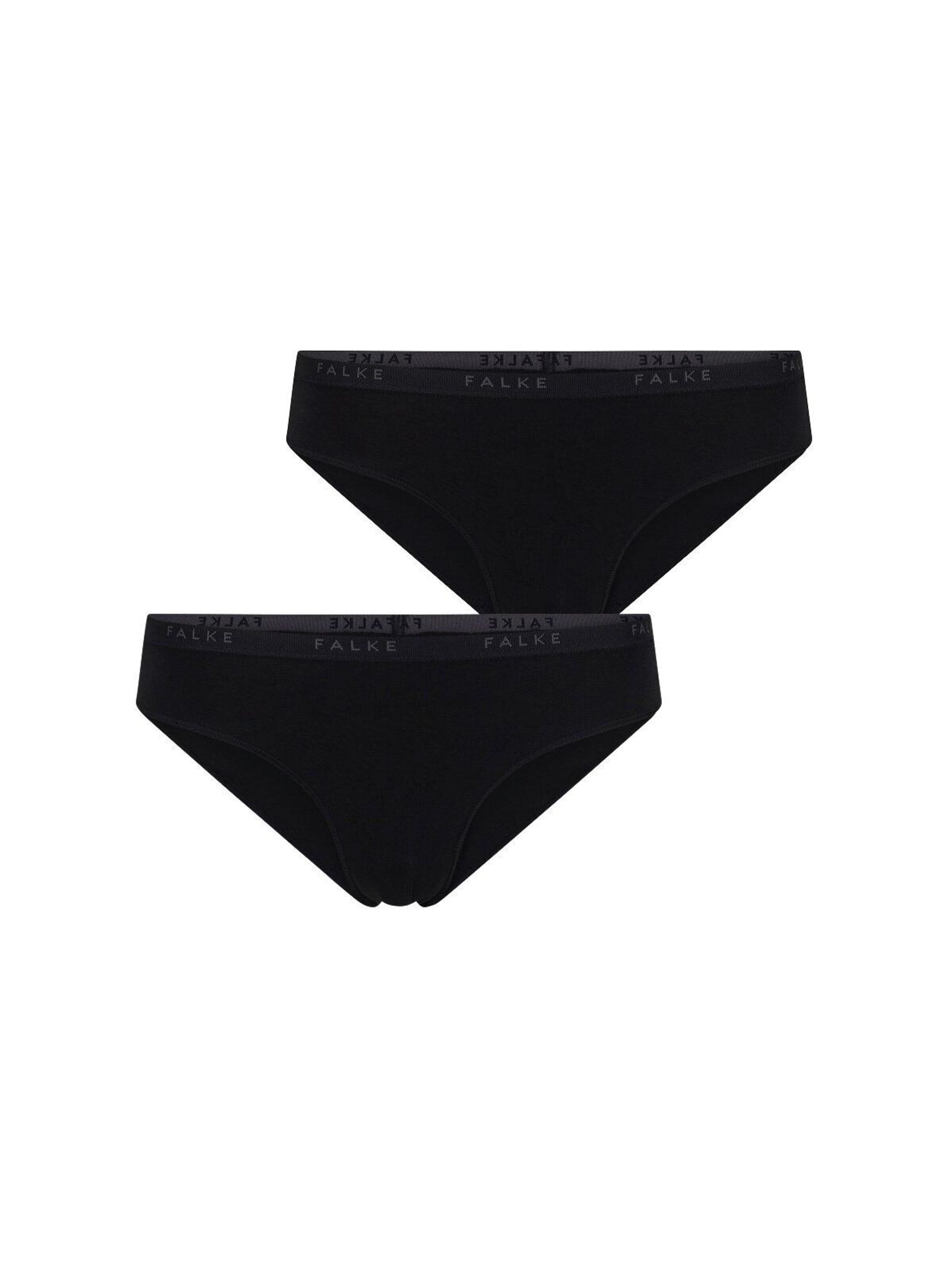 FALKE Slip '2-Pack'‌‌‌‌‌‌ in Schwarz: Vorderseite