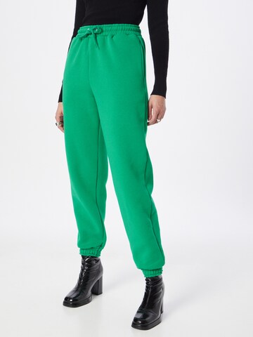 Misspap Tapered Trousers in Green: front