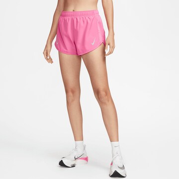 NIKE Workout Pants 'Tempo Race' in Pink: front