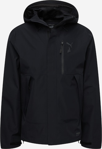 PUMA Athletic Jacket 'Seasons' in Black: front
