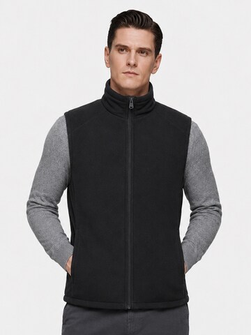 ALLTHEMEN Vest 'Wendekreis' in Black