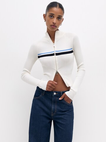 Cardigan Pull&Bear en beige : devant
