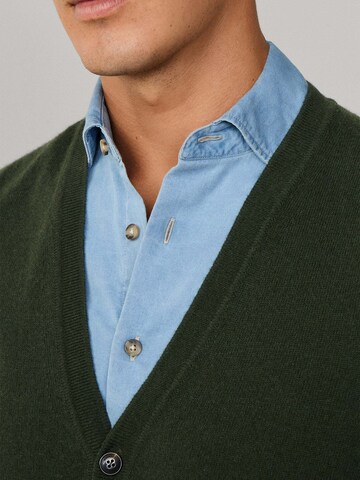 Hackett London Strickweste in Grün