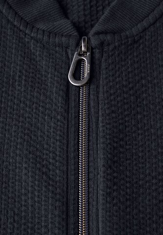 CECIL Seersucker Jacke in Blau