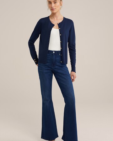 WE Fashion Strickjacke in Blau