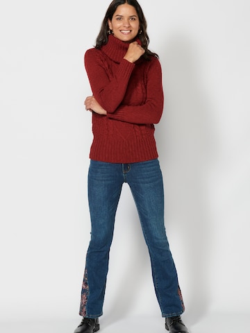 Pull-over KOROSHI en rouge