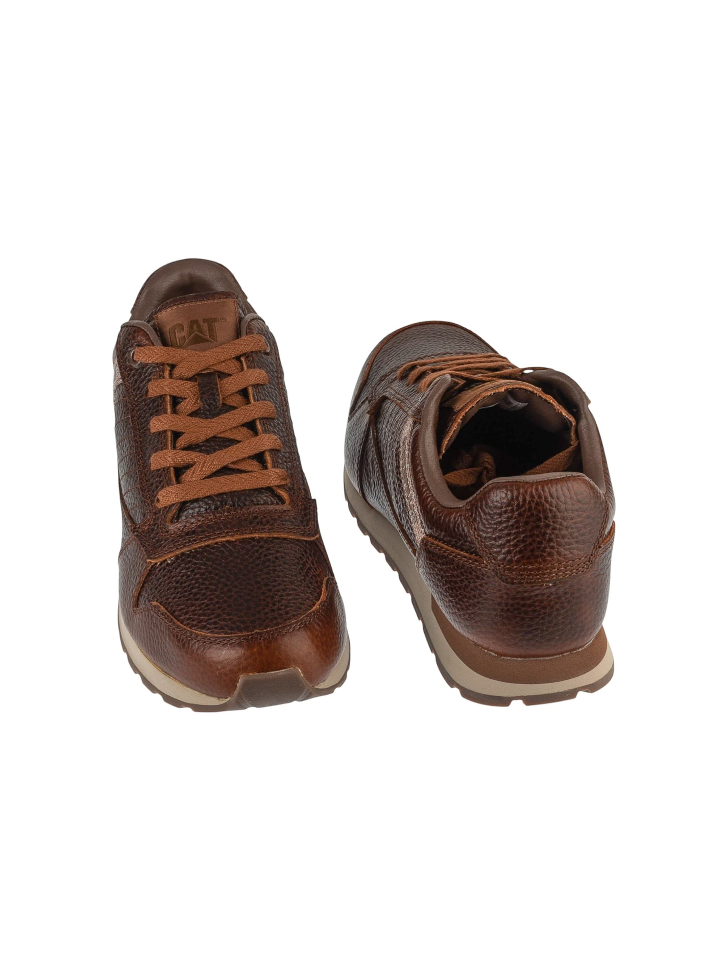 CATERPILLAR Sneakers laag 'Caterpillar Ventura Leather BT' in Bruin