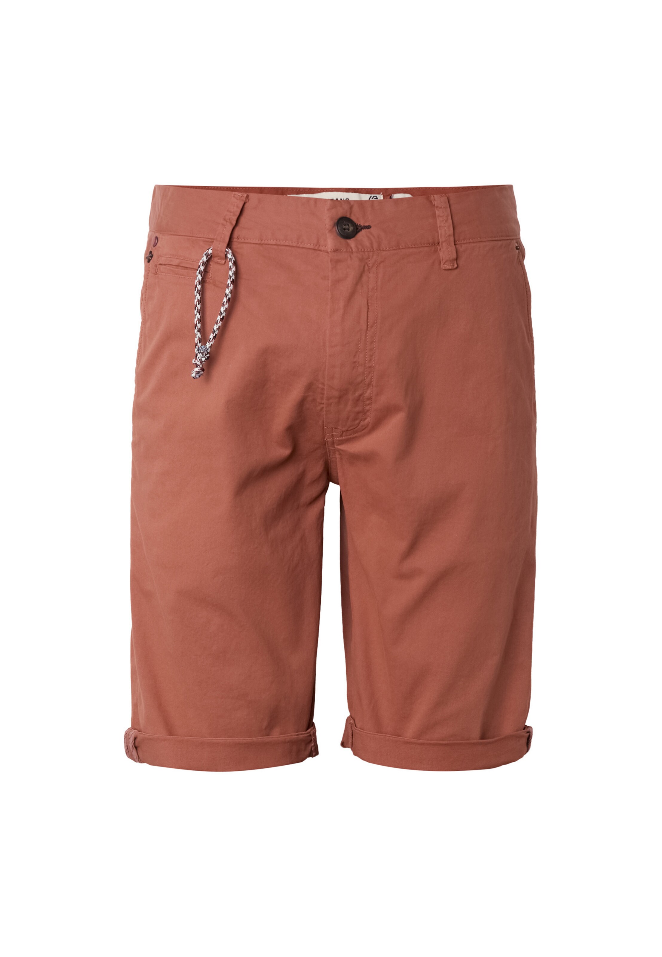 INDICODE JEANS Chinosy 'Canva' w kolorze pomarańczowy: przód