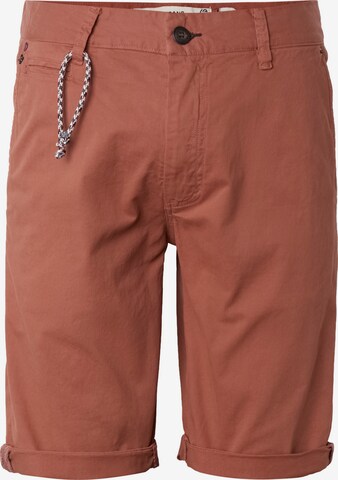 INDICODE JEANS Chinosy 'Canva' w kolorze pomarańczowy: przód