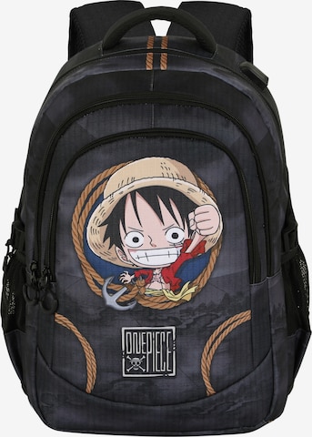One Piece Backpack in Black: front