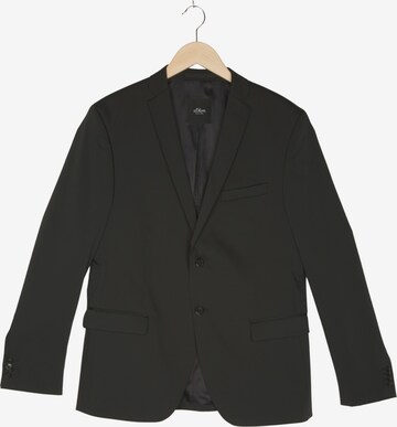 s.Oliver BLACK LABEL Suit Jacket in L-XL in Black: front