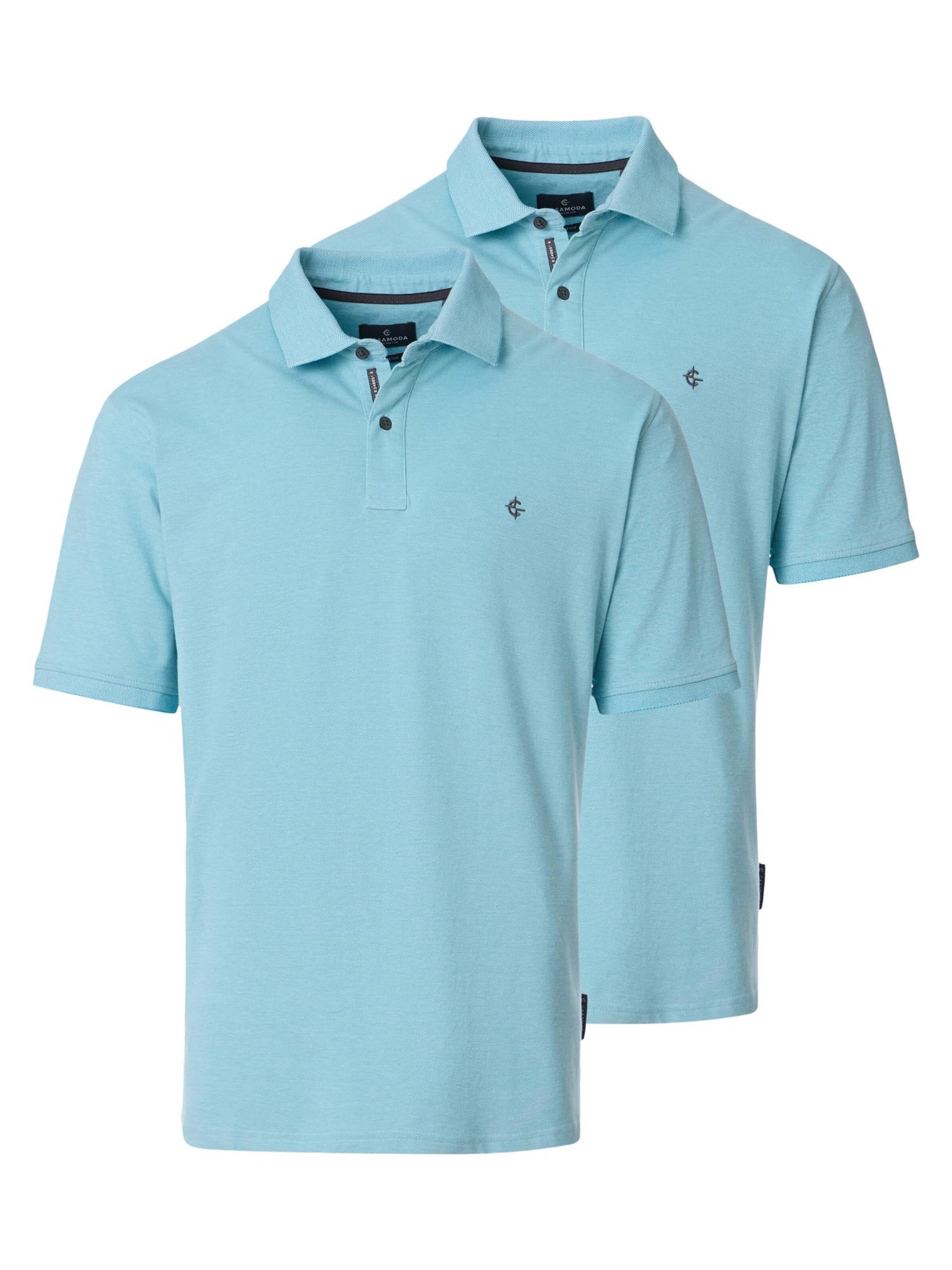CASAMODA Shirt 'Basic' in Blue: front