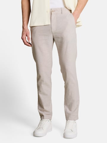 TOM TAILOR DENIM Tapered Hose in Grau: Vorderseite