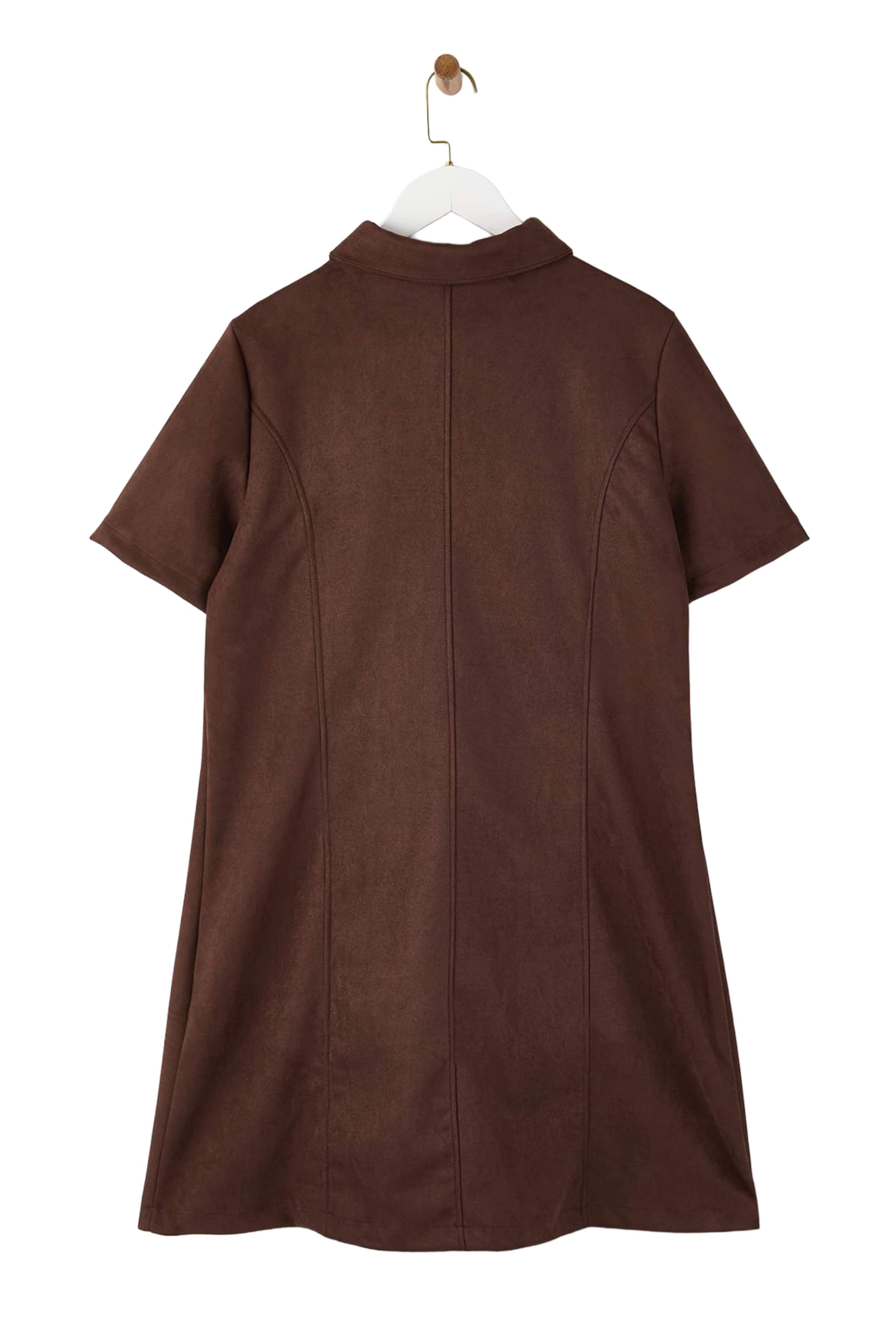 Trendyol Curve Blousejurk in Bruin
