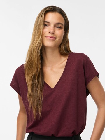 VILA Shirt 'VISyma' in Red