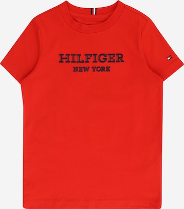 TOMMY HILFIGER T-Shirt in Rot: predná strana