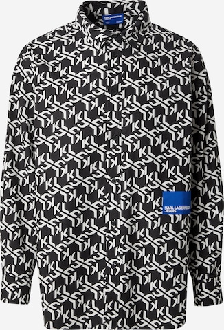 KARL LAGERFELD JEANS Comfort Fit Paita värissä musta: etupuoli