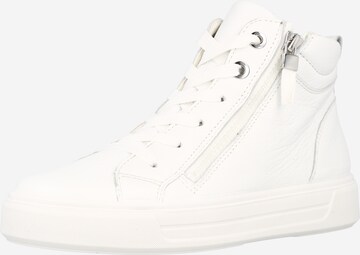 ARA High-Top Sneakers 'Courtyard' in White: front