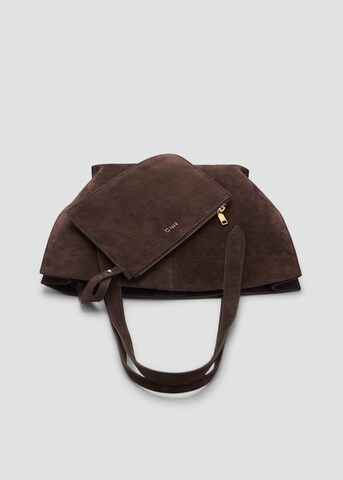 MANGO Shopper 'Gloria' in Braun