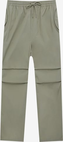 Loosefit Pantaloni di Pull&Bear in verde: frontale