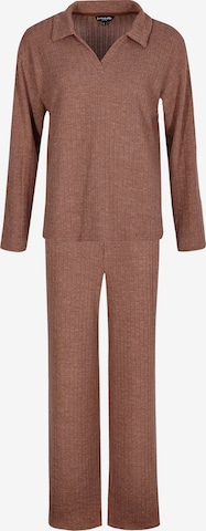 Loungeable Loungewear in Brown: front