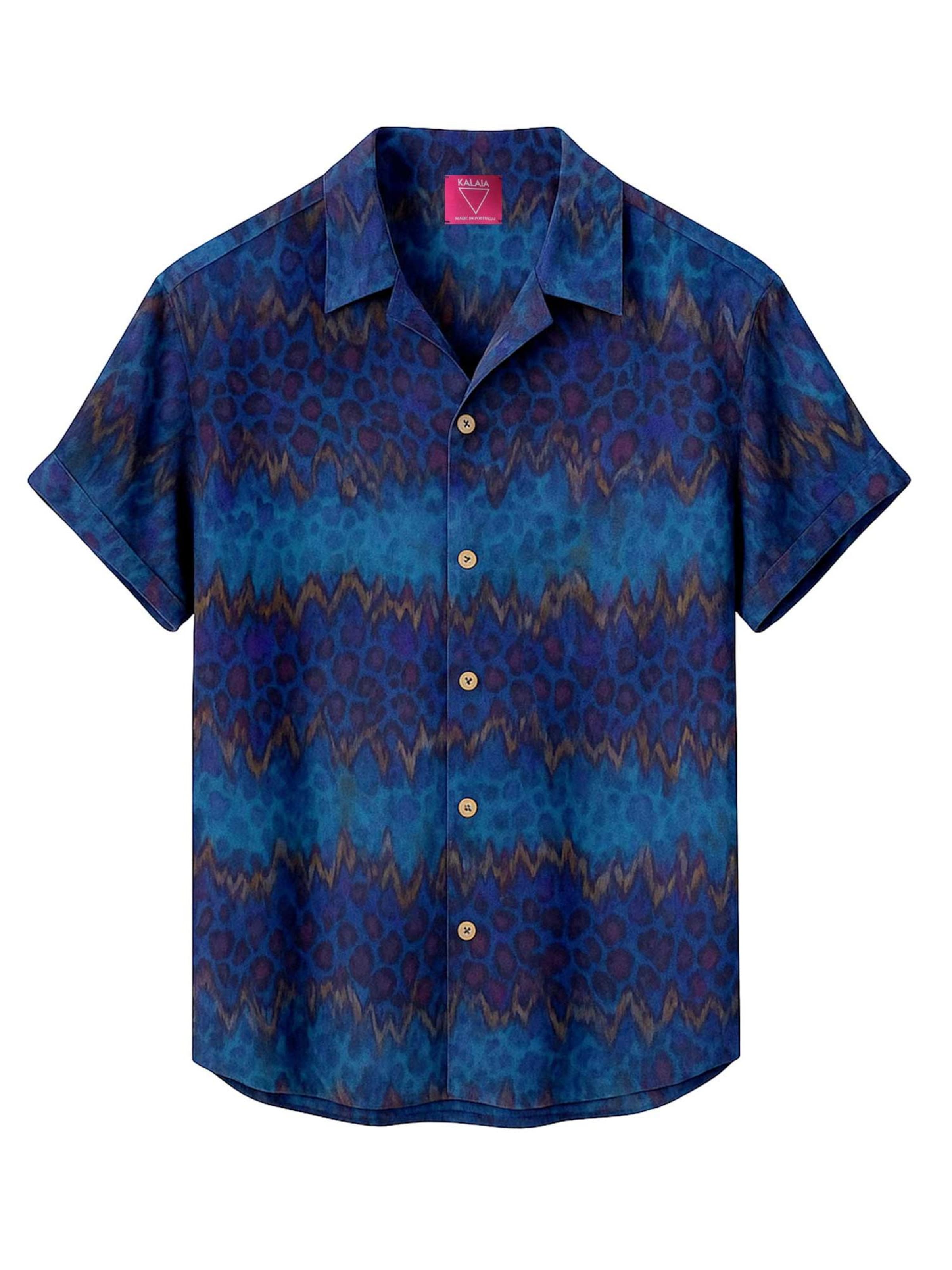 Kalaia - Ajuste regular Camisa en azul: frente