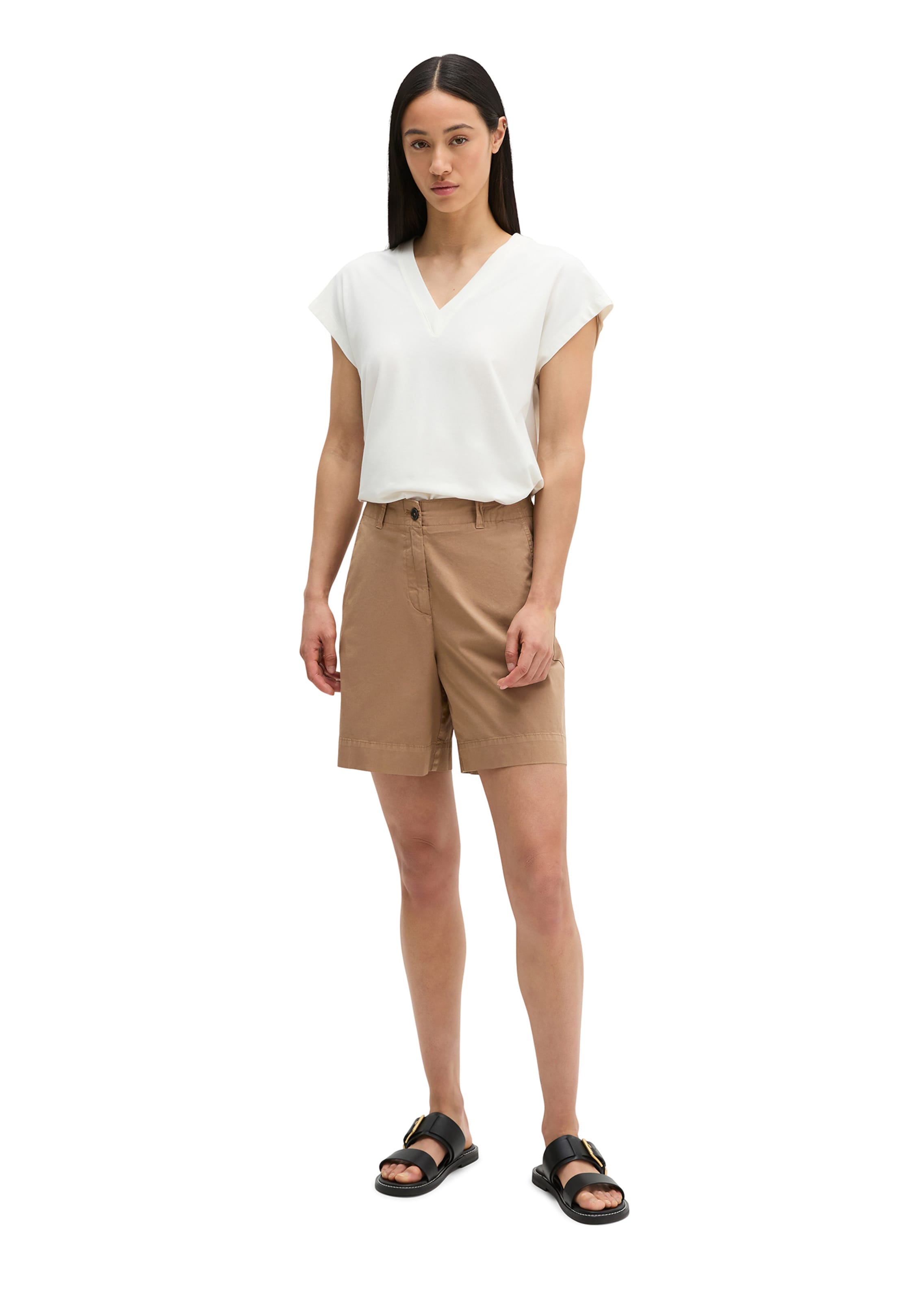 Marc O'Polo Loosefit Hose in Braun
