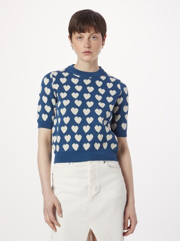 Compania Fantastica Pullover in Blau: Vorderseite