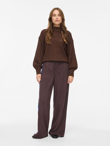 VILA Sweater 'LIOMY' in Brown