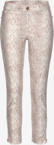 LASCANA Skinny Leggings in Beige: predná strana