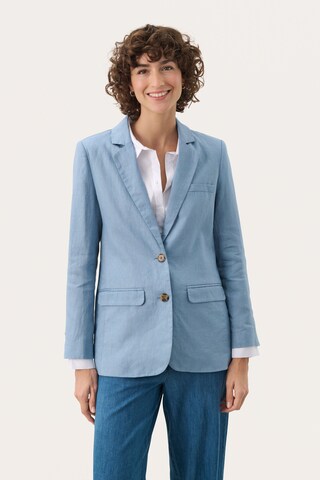 Blazer 'PWNyan' Part Two en bleu : devant