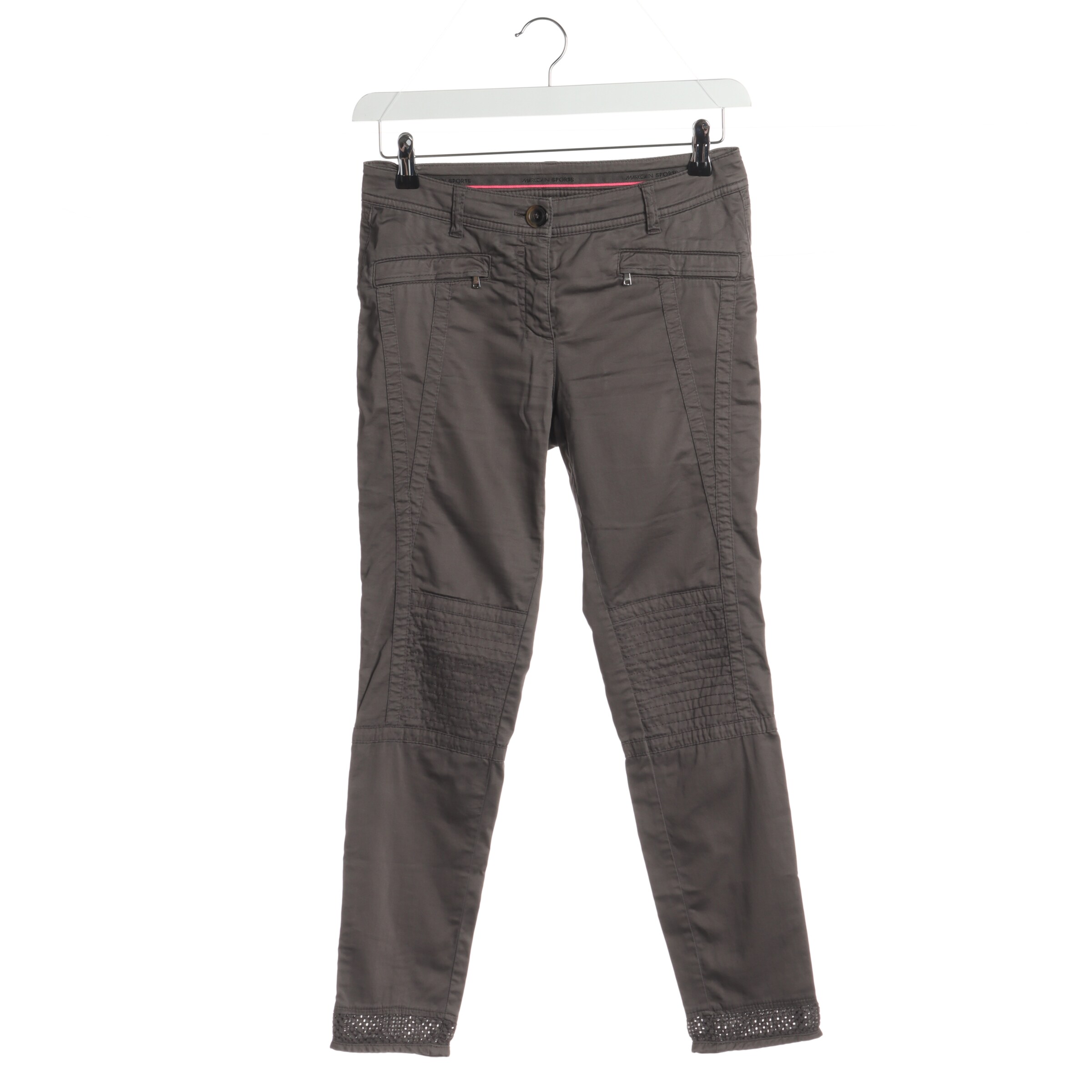 Marc Cain Hose XS in Grau: Vorderseite