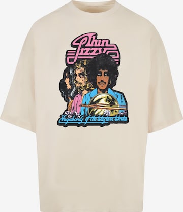 T-Shirt 'Thin Lizzy - Album Tracklisting' Merchcode en blanc : devant