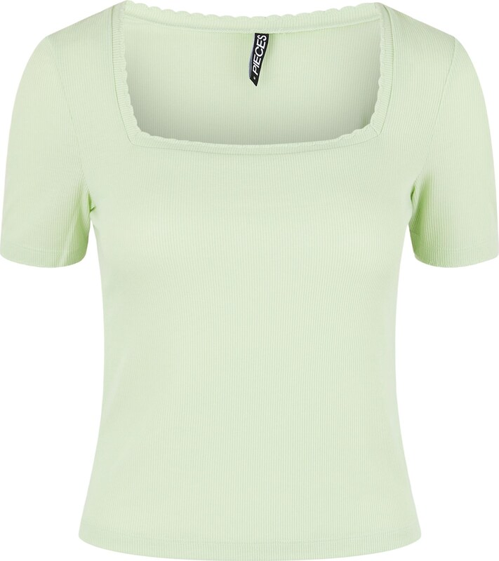 PIECES T-Shirt 'Val' in Grün Pastellgrün