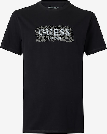 Maglietta di GUESS in nero: frontale