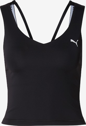 PUMASportski top 'Strong' - crna boja: prednji dio