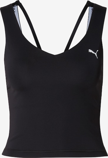 Sportiniai marškinėliai be rankovių 'Strong' iš PUMA, spalva – juoda / balta, Prekių apžvalga
